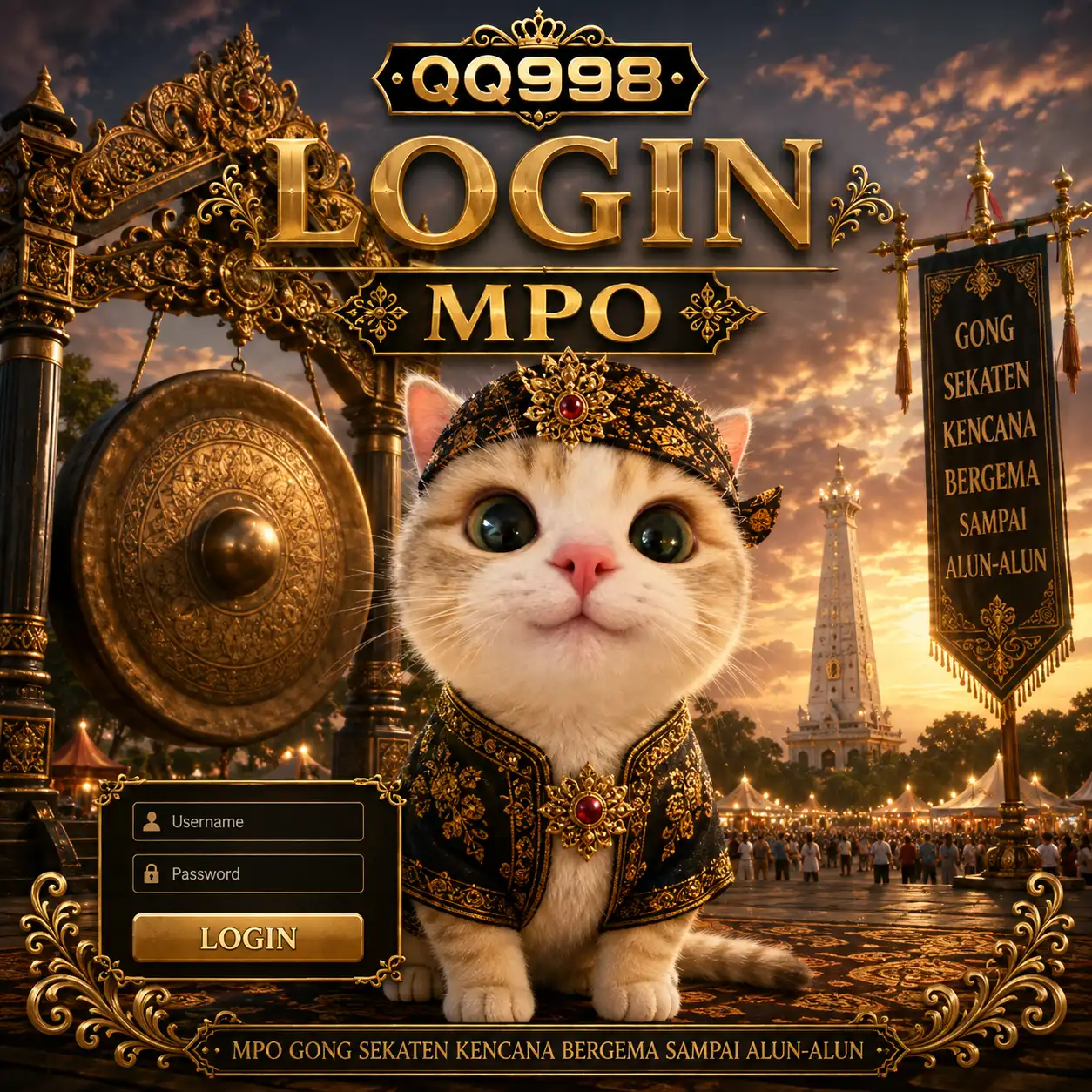 Gong Sekaten Kencana di QQ998